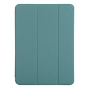 For iPad Pro 12.9 inch(2020) Horizontal Flip Ultra-thin Double-sided Clip Non-buckle Magnetic PU Leather Tablet Case With Three-folding Holder & Sleep / Wake-up Function(Green)