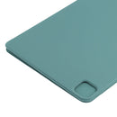 For iPad Pro 12.9 inch(2020) Horizontal Flip Ultra-thin Double-sided Clip Non-buckle Magnetic PU Leather Tablet Case With Three-folding Holder & Sleep / Wake-up Function(Green)