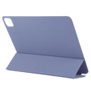 For iPad Pro 12.9 inch(2020) Horizontal Flip Ultra-thin Double-sided Clip Non-buckle Magnetic PU Leather Tablet Case With Three-folding Holder & Sleep / Wake-up Function(Purple)