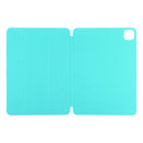 For iPad Pro 12.9 inch(2020) Horizontal Flip Ultra-thin Double-sided Clip Non-buckle Magnetic PU Leather Tablet Case With Three-folding Holder & Sleep / Wake-up Function(Sky Blue)