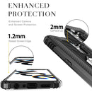 For OPPO Realme X2 Pro / Reno Ace Carbon Fiber Protective Case with 360 Degree Rotating Ring Holder(Black)