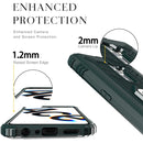 For OPPO Realme X2 Pro / Reno Ace Carbon Fiber Protective Case with 360 Degree Rotating Ring Holder(Green)