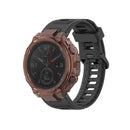 For Huami Amazfit T-Rex A1918 Tyrannosaurus TPU Watch Case(Transparent Orange)