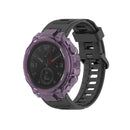For Huami Amazfit T-Rex A1918 Tyrannosaurus TPU Watch Case(Transparent Purple)