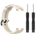 For Huami Amazfit T-Rex A1918 Tyrannosaurus Silicone Watch Band(Beige)
