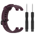 For Huami Amazfit T-Rex A1918 Tyrannosaurus Silicone Watch Band(Purple)