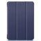 For Kindle Fire HD 8 (2020) Custer Pattern Pure Color Horizontal Flip Leather Case with Three-folding Holder & Wake-up / Sleep Function(Dark Blue)