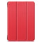For Kindle Fire HD 8 (2020) Custer Pattern Pure Color Horizontal Flip Leather Case with Three-folding Holder & Wake-up / Sleep Function(Red)