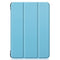 For Kindle Fire HD 8 (2020) Custer Pattern Pure Color Horizontal Flip Leather Case with Three-folding Holder & Wake-up / Sleep Function(Blue Sky)