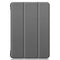For Kindle Fire HD 8 (2020) Custer Pattern Pure Color Horizontal Flip Leather Case with Three-folding Holder & Wake-up / Sleep Function(Grey)