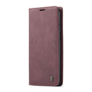 For Xiaomi Redmi Note 9 Pro/Note 9 Pro Max/Note 9s CaseMe 013 Multifunctional Horizontal Flip Leather Case, with Card Slot & Holder & Wallet(Wine Red)