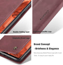 For Xiaomi Redmi Note 9 Pro/Note 9 Pro Max/Note 9s CaseMe 013 Multifunctional Horizontal Flip Leather Case, with Card Slot & Holder & Wallet(Wine Red)