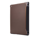For iPad 10.2 2021 / 2020 / 2019 Airbag Deformation Horizontal Flip Leather Case with Holder & Pen Holder(Black)