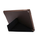 For iPad 10.2 2021 / 2020 / 2019 Airbag Deformation Horizontal Flip Leather Case with Holder & Pen Holder(Black)