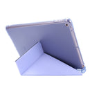 For iPad 10.2 2021 / 2020 / 2019 Airbag Deformation Horizontal Flip Leather Case with Holder & Pen Holder(Purple)