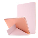 For iPad 10.2 2021 / 2020 / 2019 Airbag Deformation Horizontal Flip Leather Case with Holder & Pen Holder(Pink)