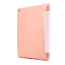 For iPad 10.2 2021 / 2020 / 2019 Airbag Deformation Horizontal Flip Leather Case with Holder & Pen Holder(Pink)