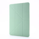 For iPad Mini (2019) Airbag Deformation Horizontal Flip Leather Case with Holder & Pen Holder(Mint Green)