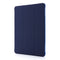 For iPad Mini 4 Airbag Horizontal Flip Leather Case with Three-fold Holder (Dark Blue)