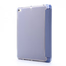 For iPad Mini 4 Airbag Horizontal Flip Leather Case with Three-fold Holder (Purple)