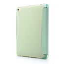 For iPad Mini 4 Airbag Horizontal Flip Leather Case with Three-fold Holder(Mint Green)