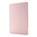 For iPad Mini 4 Airbag Horizontal Flip Leather Case with Three-fold Holder (Pink)