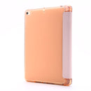 For iPad Mini 4 Airbag Horizontal Flip Leather Case with Three-fold Holder (Pink)