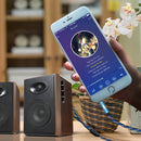 EMK 3.5mm Jack Male to 2 x RCA Male Gold Plated Connector Speaker Audio Cable, Cable Length:3m(Dark Blue)