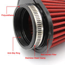 51mm XH-UN073 Mushroom Head Style Car Modified Air Filter Motorcycle Exhaust Filter(Red)