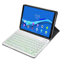 DY-M10P For Lenovo Smart Tab M10 HPD Plus TB-X606F 10.3 inch 2 in 1 Removable Magnetic ABS Bluetooth Keyboard + Protective Leather Tablet Case with Stand & Sleep / Wake-up & Pen Holder(Gold)