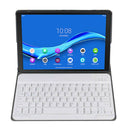 DY-M10P For Lenovo Smart Tab M10 HPD Plus TB-X606F 10.3 inch 2 in 1 Removable Magnetic ABS Bluetooth Keyboard + Protective Leather Tablet Case with Stand & Sleep / Wake-up & Pen Holder(Rose Gold)