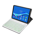 DY-M10P For Lenovo Smart Tab M10 HPD Plus TB-X606F 10.3 inch 2 in 1 Removable Magnetic ABS Bluetooth Keyboard + Protective Leather Tablet Case with Stand & Sleep / Wake-up & Pen Holder(Rose Gold)