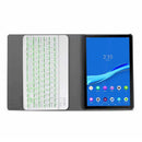 DY-M10P For Lenovo Smart Tab M10 HPD Plus TB-X606F 10.3 inch 2 in 1 Removable Magnetic ABS Bluetooth Keyboard + Protective Leather Tablet Case with Stand & Sleep / Wake-up & Pen Holder(Rose Gold)
