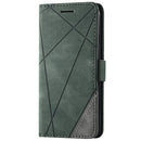 For iPhone SE 2022 / SE 2020 / 8 / 7 Skin Feel Splicing Horizontal Flip Leather Case with Holder & Card Slots & Wallet & Photo Frame(Green)