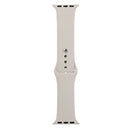 For Apple Watch Series 7 41mm / 6 & SE & 5 & 4 40mm / 3 & 2 & 1 38mm Silicone Watch Band, Long Section (Men)(Rock Grey)