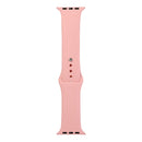 For Apple Watch Series 7 41mm / 6 & SE & 5 & 4 40mm / 3 & 2 & 1 38mm Silicone Watch Band, Long Section (Men)(Pink)