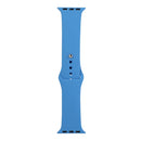 For Apple Watch Series 7 45mm / 6 & SE & 5 & 4 44mm / 3 & 2 & 1 42mm Silicone Watch Band, Long Section (Men)(Wave Color)