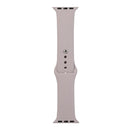 For Apple Watch Series 7 45mm / 6 & SE & 5 & 4 44mm / 3 & 2 & 1 42mm Silicone Watch Band, Short Section (female)(Lavender Purple)