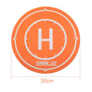 For DJI Mavic Mini / Air 2 / / Air 2S STARTRC RC Drone Quadcopter Portable Parking Apron Fast-fold Landing Parking Pad, Diameter: 50cm(Orange)