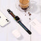 For Apple Watch Series 7 45mm / 6 & SE & 5 & 4 44mm / 3 & 2 & 1 42mm Rainbow Sport Watch Band (Black)