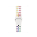 For Apple Watch Series 7 45mm / 6 & SE & 5 & 4 44mm / 3 & 2 & 1 42mm Rainbow Sport Watch Band