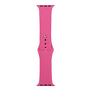 For Apple Watch Series 7 45mm / 6 & SE & 5 & 4 44mm / 3 & 2 & 1 42mm Silicone Watch Band, Long Section (Men)(Dragon Fruit)
