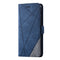 For Samsung Galaxy A8(2018) Skin Feel Splicing Horizontal Flip Leather Case with Holder & Card Slots & Wallet & Photo Frame(Blue)