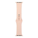 For Apple Watch Series 7 45mm / 6 & SE & 5 & 4 44mm / 3 & 2 & 1 42mm Silicone Watch Band, Short Section (Female)(Grapefruit)