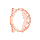 For Suunto 9 Transparent TPU Silicone Watch Case(Transparent Orange)