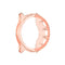 For Suunto 9 Transparent TPU Silicone Watch Case(Transparent Orange)