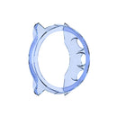 For Suunto 9 Transparent TPU Silicone Watch Case(Transparent Blue)