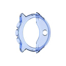 For Suunto 9 Transparent TPU Silicone Watch Case(Transparent Blue)