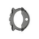 For Suunto 9 Transparent TPU Silicone Watch Case(Transparent Black)