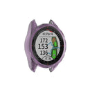 For Garmin Approach S62 Transparent TPU Silicone Watch Case(Transparent Purple)
